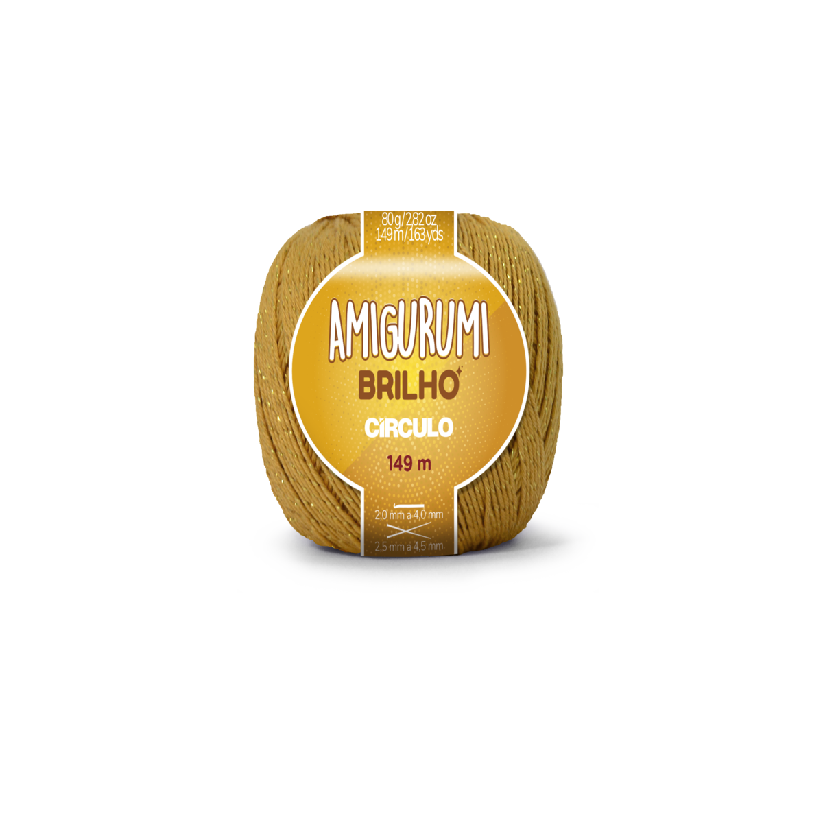 amigurumi brilho 7030 mostarda