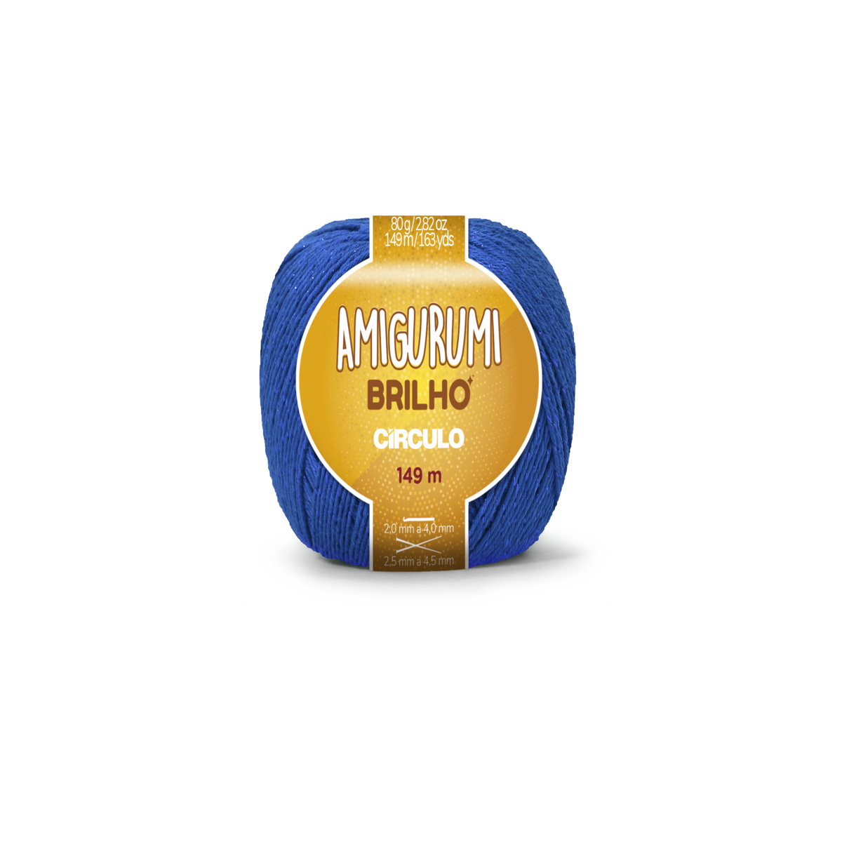 amigurumi brilho 2829 azul bic