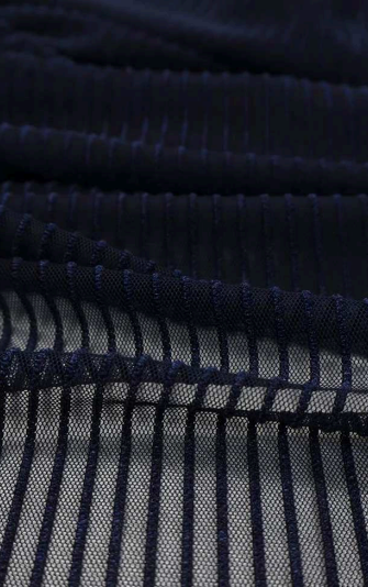 tule spandex azul marinho