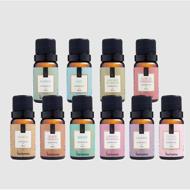 Essência Via Aroma Clássica 10 Ml-Bazar Setti
