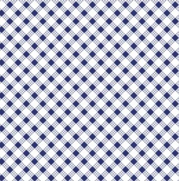 xadrez azul e branco