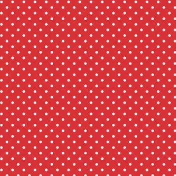 bolinha branca fundo vermelho