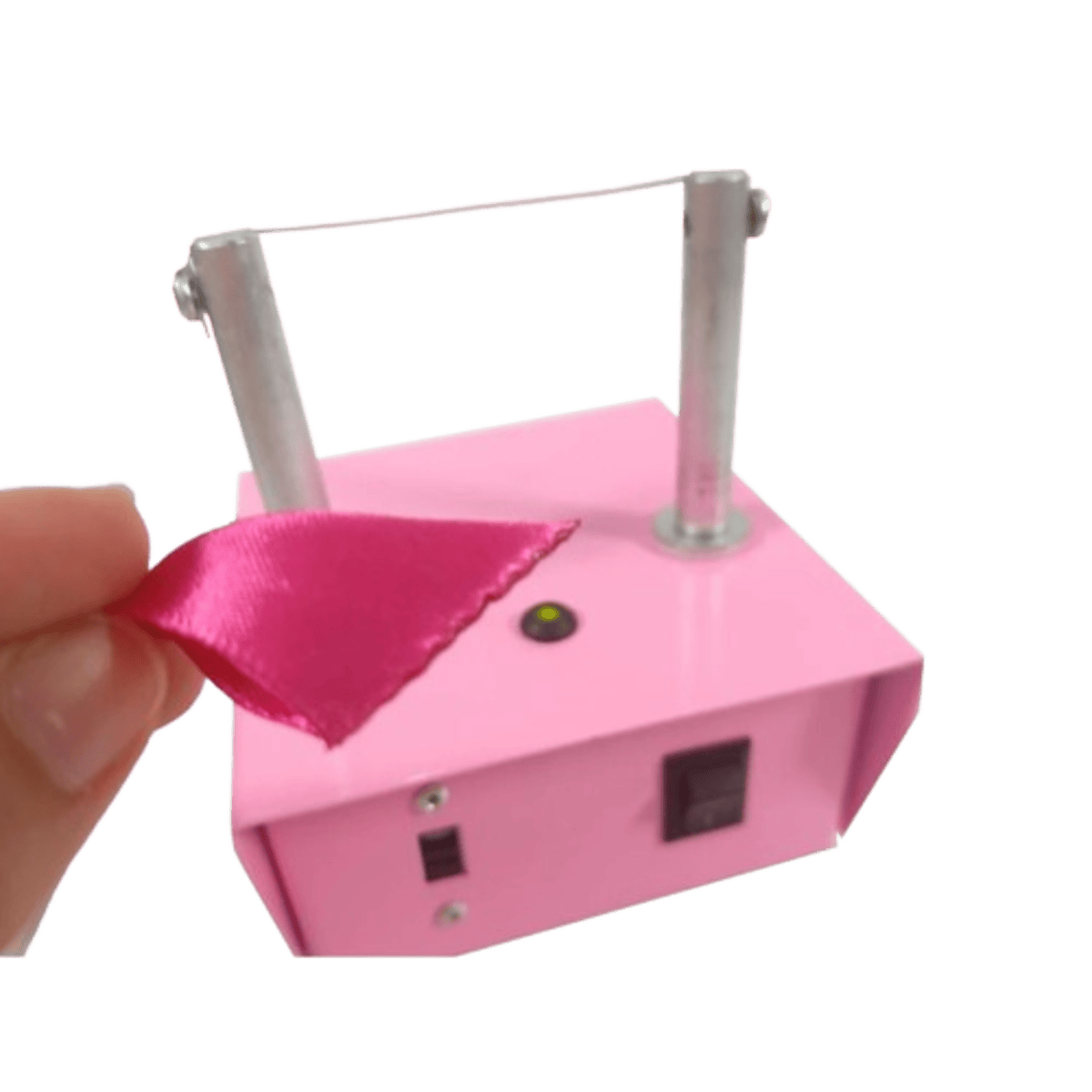 maquina frisar fitas detalhe fita cortada