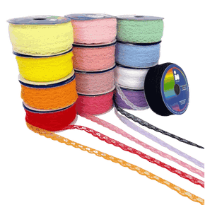 Renda Nylon Najar 10 MM Nº2 Peça Com 50 MetrosBazar Setti