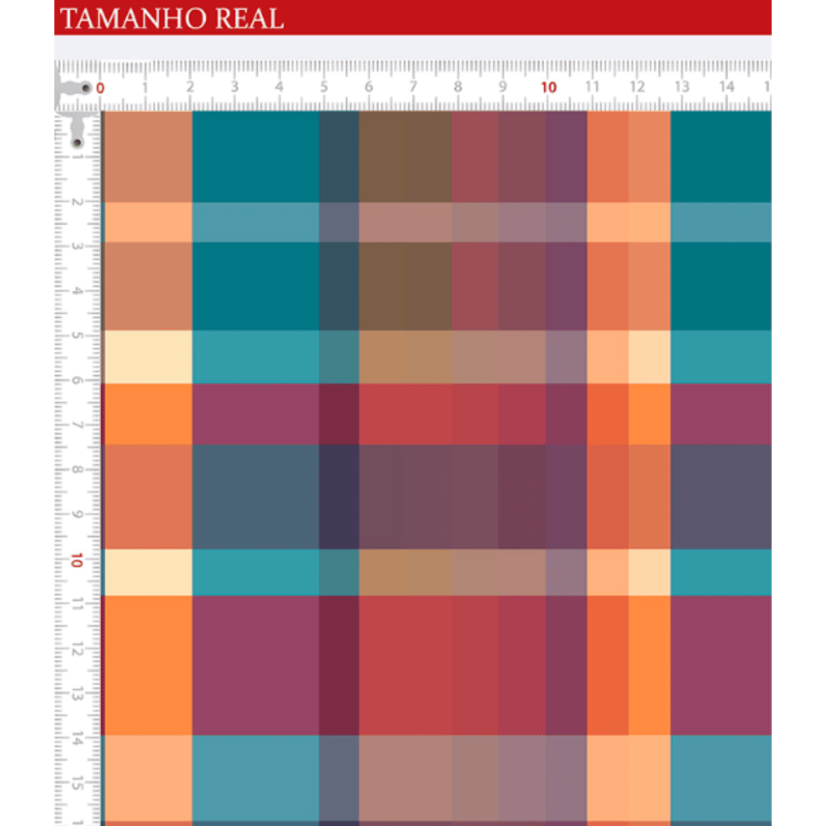 tecido tricoline xadrez ref 9050 cor 276 det