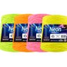 barbante fial neon 500 gramas cores