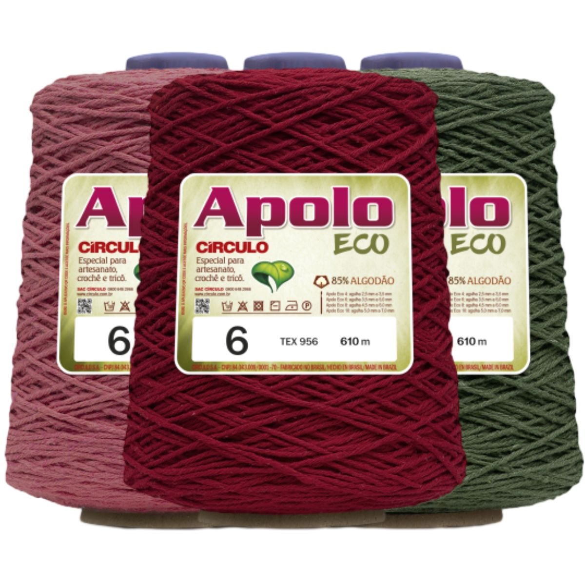 Barbante Apolo nº6 627 Mts-Bazar Setti