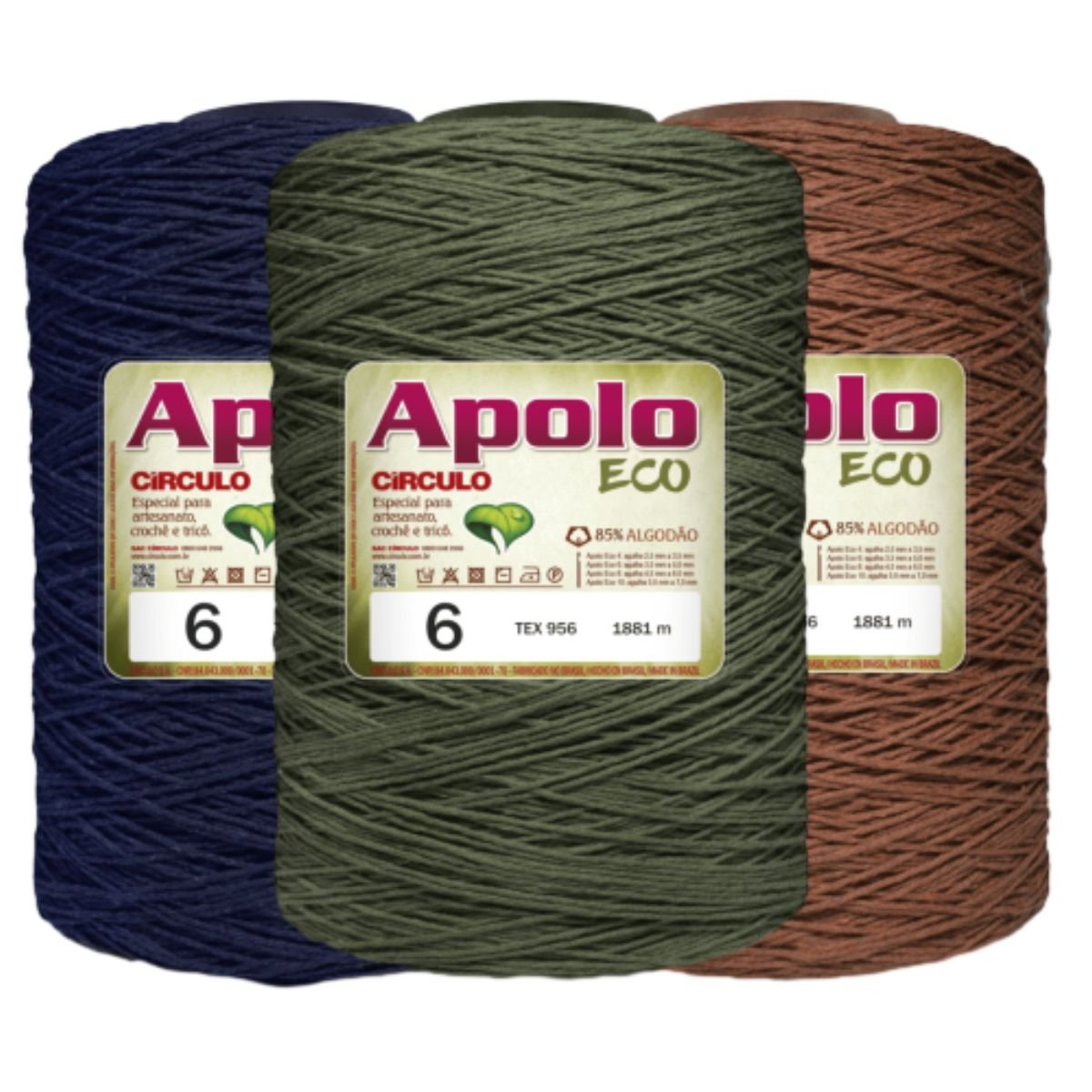 ぺろ Barbante Apolo Eco nº6 1,8Kg-Bazar Setti