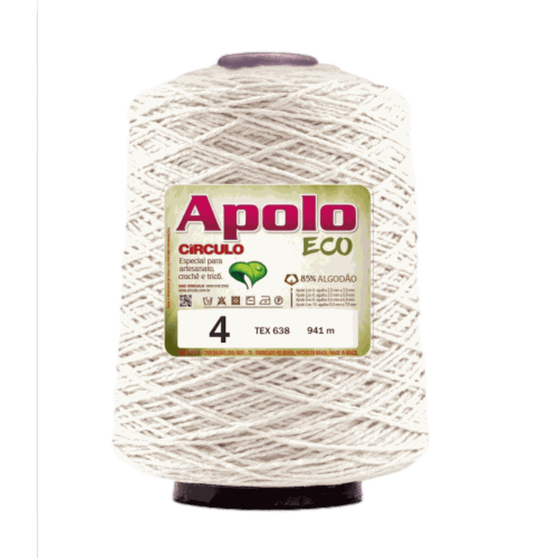 アンテロープ Barbante Apolo ECO Natural 940mts N4-Bazar Setti