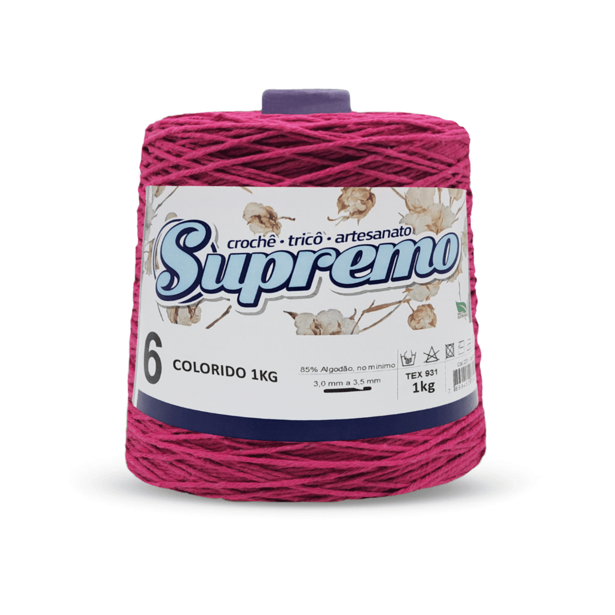 Barbante Supremo Cores 1 KG Nº6-Bazar Setti