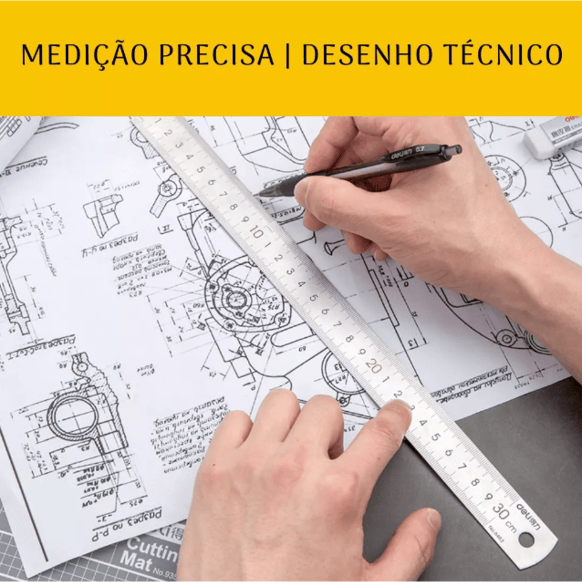 ideia de como utiliza regua aco