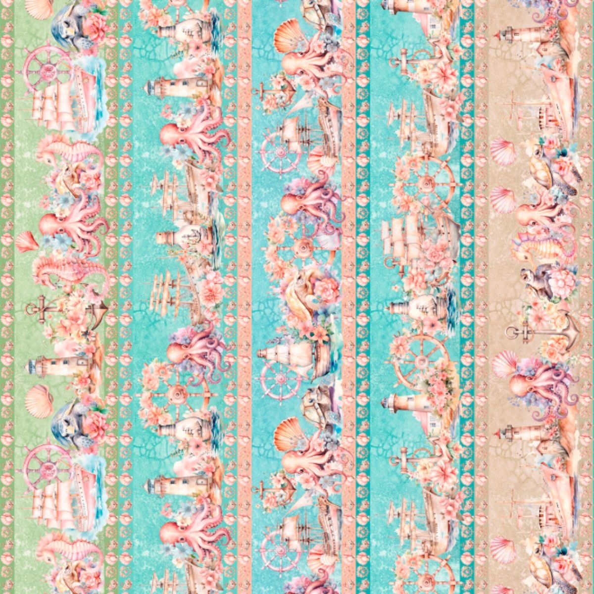 tricoline digital barrados fundo do mar