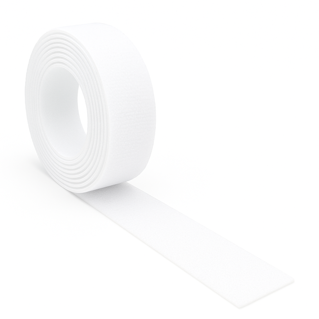 fecho de contato velcro cor branco