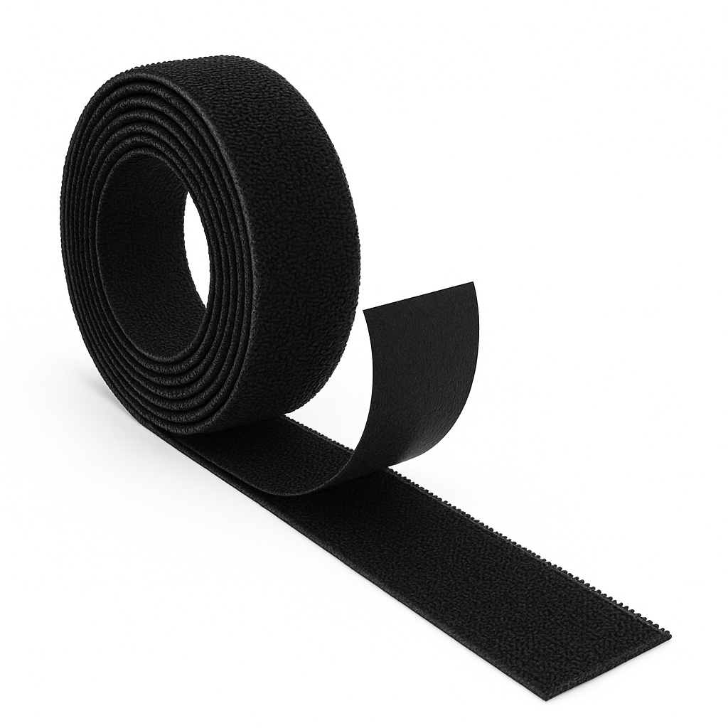 fecho de contato adesivo preto velcro preto