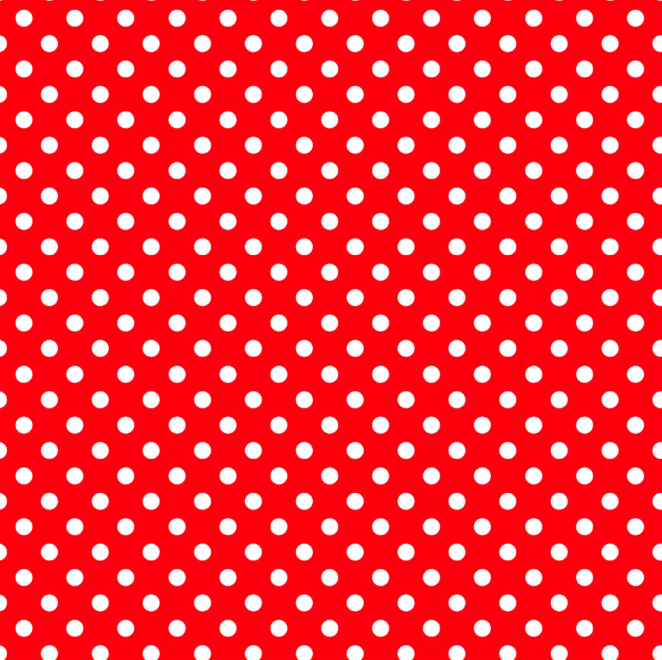 tricoline vermelho poa branco grande ref 1554