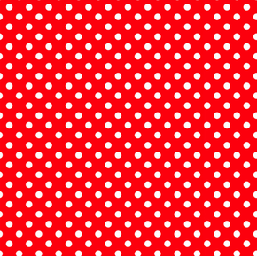 tricoline vermelho poa branco grande ref 1554