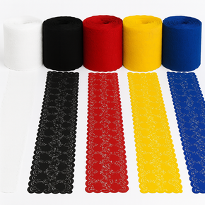 renda com lycra 15cm ref 870 toque macio flexivel e ideal para lingerie moda intima artesanato e acabamento fino confira