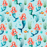 tecido tricoline digital sereia