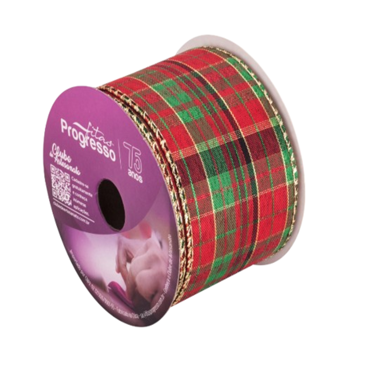 fita aramada xadrez natalino