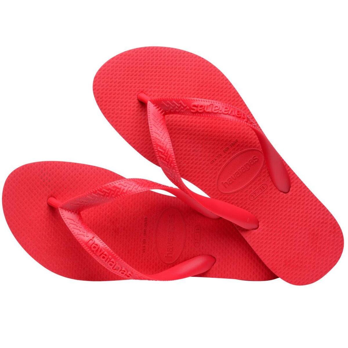 chinelo havaianas top vermelho rubi 4