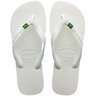 chinelo havaianas brasil branco