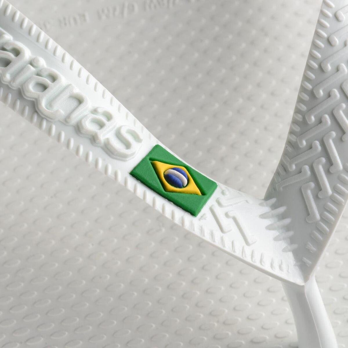 chinelo havaianas brasil branco 5