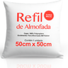 refil para almofada 50x50 cm