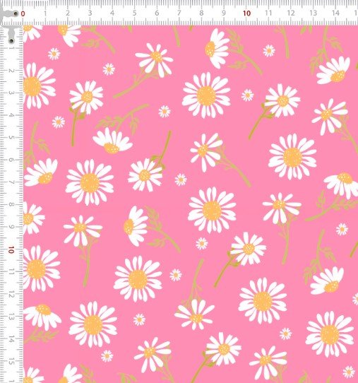 tecido tricoline floral ref3096 cor 07