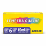 tinta tempera guache acrilex 2