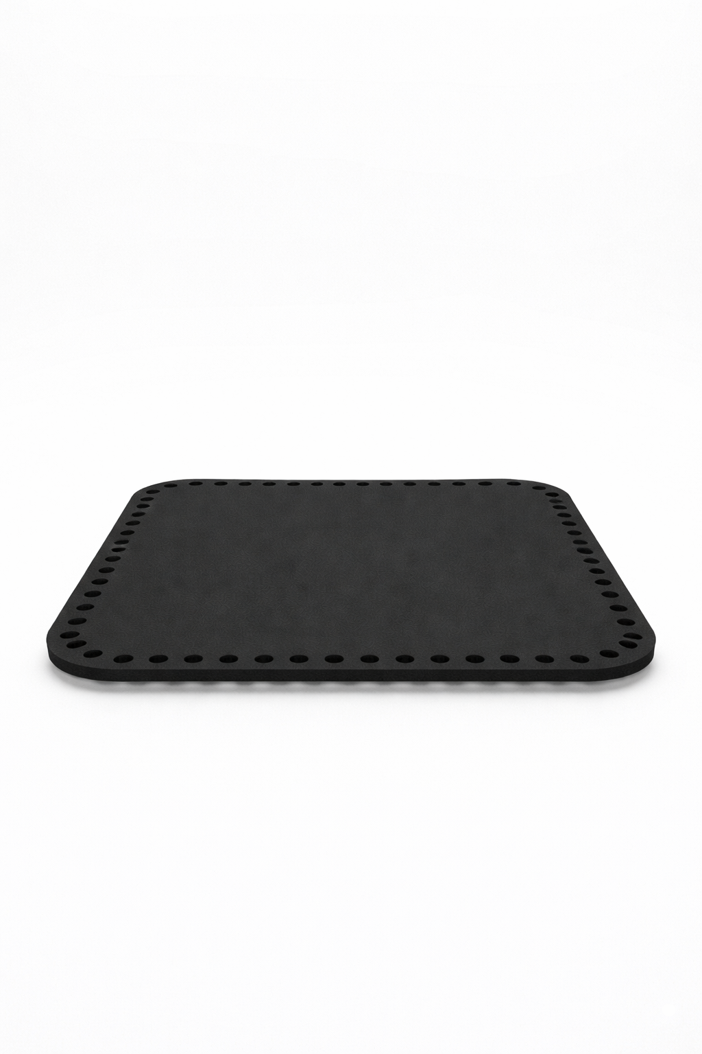 base de couro quadrada 20 cm x 20 cm prweto