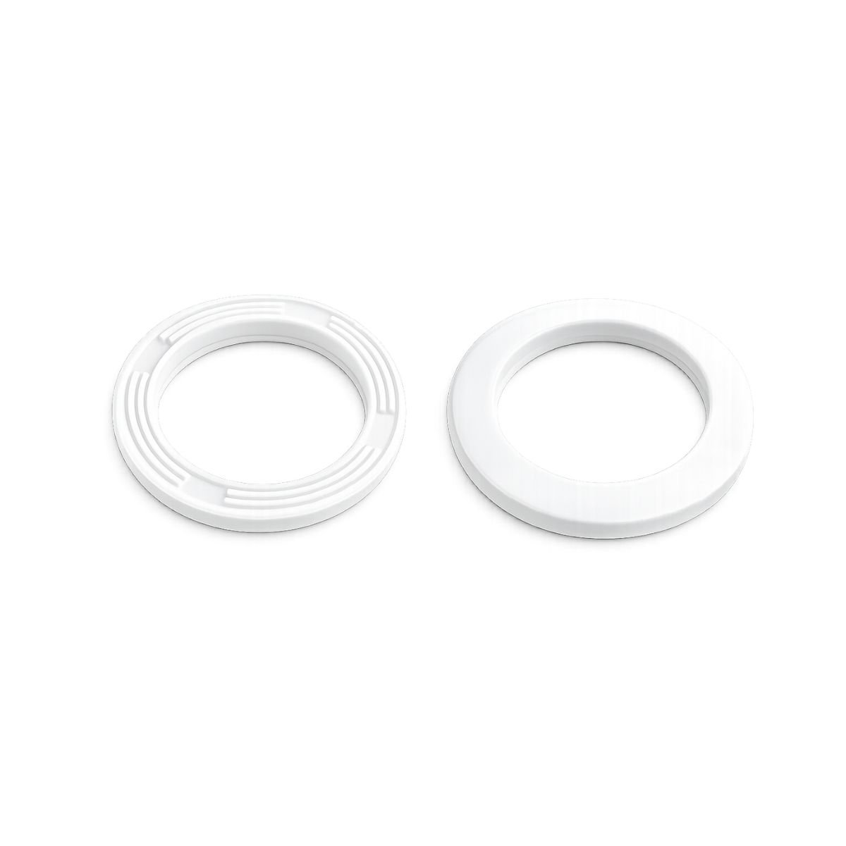 ilhos para cortina plastico redondo 40mm interno pacote com 50 unidades branco