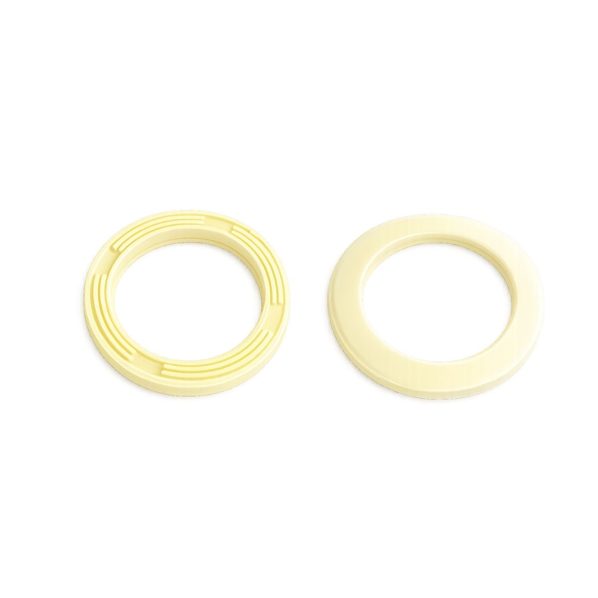 ilhos para cortina plastico redondo 40mm interno pacote com 50 unidades marfim