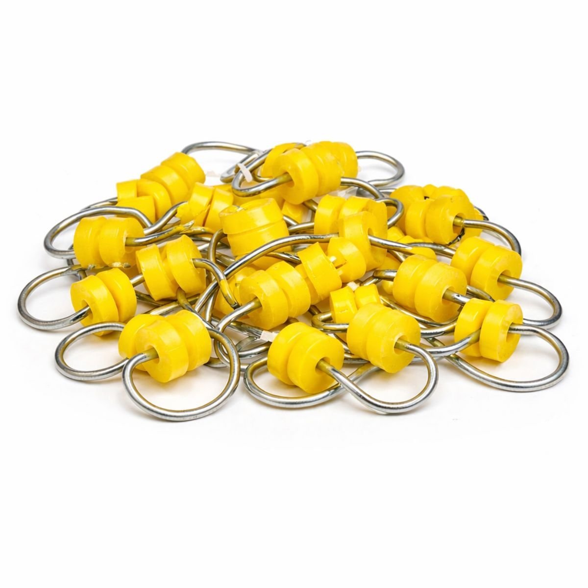 rodizio amarelo para cortina de trilho com 50 unidades 1