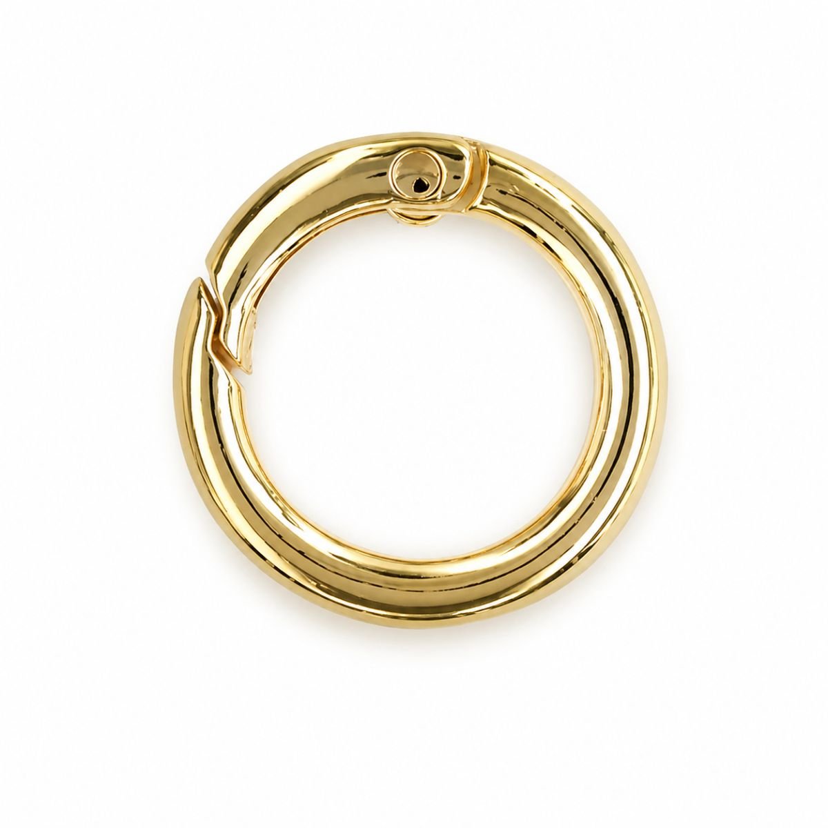 argola articulada dourado 3 5 cm 1