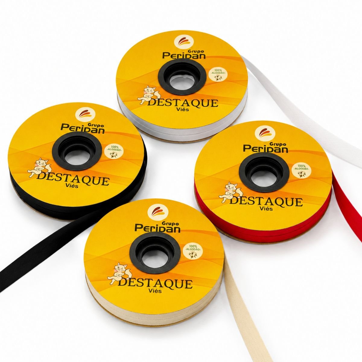 vies de algodao 56mm para costura acabamento e artesanato